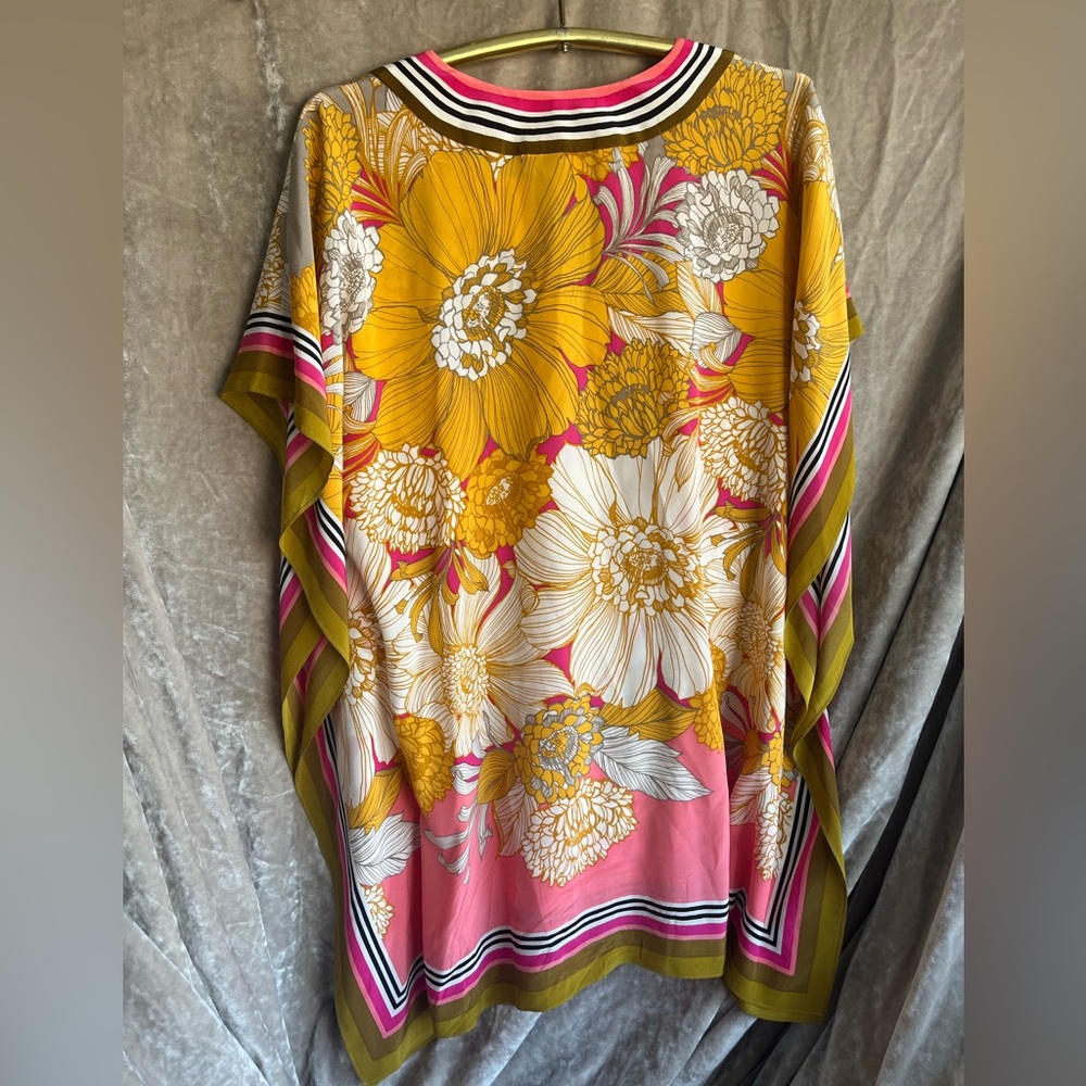 Trina Turk Theodora Silk Caftan Dress π΅xs/s - Picture 5 of 11